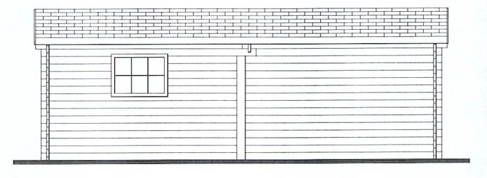 garage en bois une place garage voiture